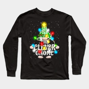 The Clever Gnome Christmas Matching Family Shirt Long Sleeve T-Shirt